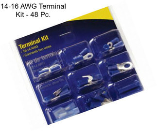 14-16 AWG Terminal Kit - 48 Pc.