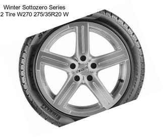 Winter Sottozero Series 2 Tire W270 275/35R20 W