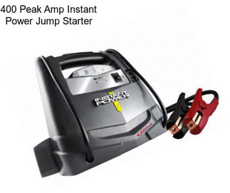 400 Peak Amp Instant Power Jump Starter