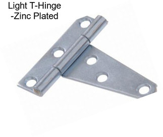 Light T-Hinge -Zinc Plated