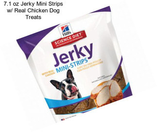 7.1 oz Jerky Mini Strips w/ Real Chicken Dog Treats