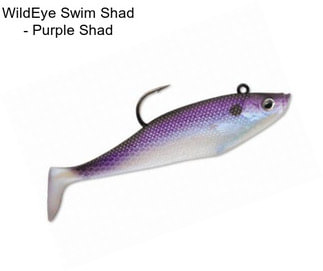 WildEye Swim Shad - Purple Shad