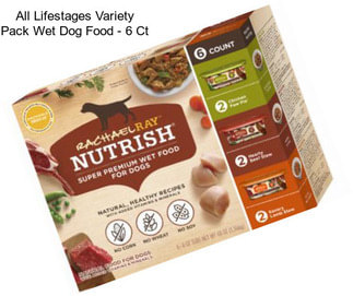 All Lifestages Variety Pack Wet Dog Food - 6 Ct