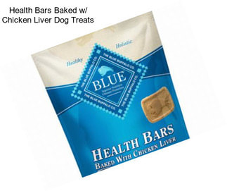 Health Bars Baked w/ Chicken Liver Dog Treats