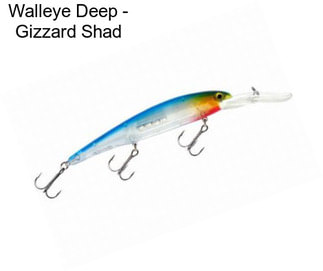 Walleye Deep - Gizzard Shad