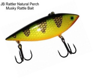 JB Rattler Natural Perch Musky Rattle Bait