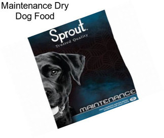 Maintenance Dry Dog Food