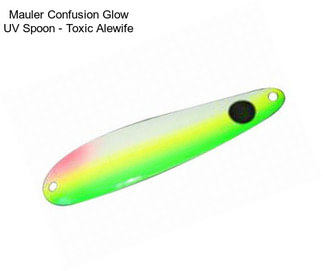 Mauler Confusion Glow UV Spoon - Toxic Alewife
