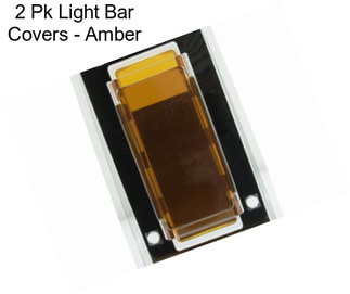 2 Pk Light Bar Covers - Amber