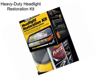 Heavy-Duty Headlight Restoration Kit