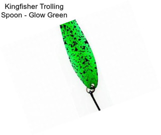 Kingfisher Trolling Spoon - Glow Green