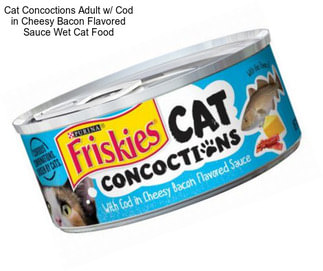 Cat Concoctions Adult w/ Cod in Cheesy Bacon Flavored Sauce Wet Cat Food