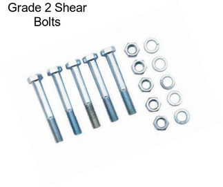 Grade 2 Shear Bolts