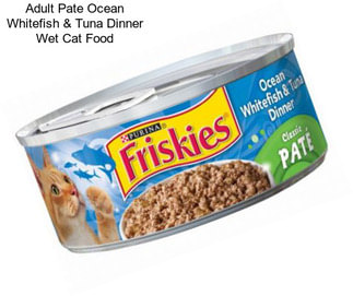 Adult Pate Ocean Whitefish & Tuna Dinner Wet Cat Food