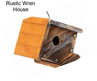 Rustic Wren House