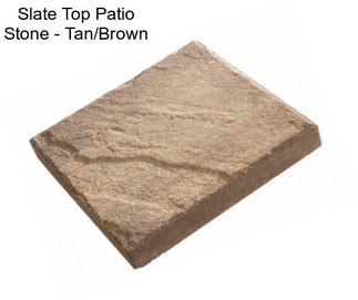 Slate Top Patio Stone - Tan/Brown