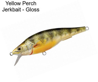 Yellow Perch Jerkbait - Gloss
