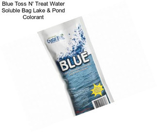Blue Toss N\' Treat Water Soluble Bag Lake & Pond Colorant
