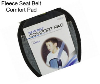 Fleece Seat Belt Comfort Pad