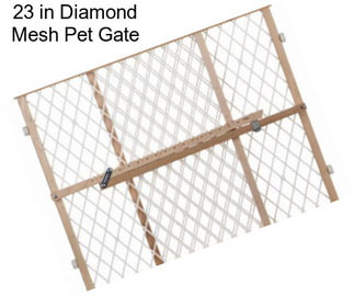 23 in Diamond Mesh Pet Gate