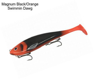 Magnum Black/Orange Swimmin Dawg