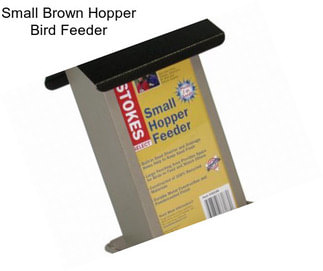 Small Brown Hopper Bird Feeder