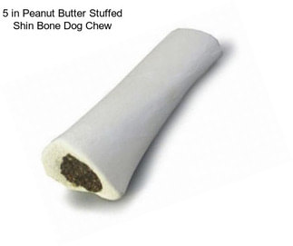 5 in Peanut Butter Stuffed Shin Bone Dog Chew