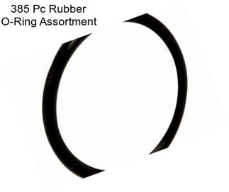 385 Pc Rubber O-Ring Assortment