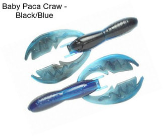 Baby Paca Craw - Black/Blue