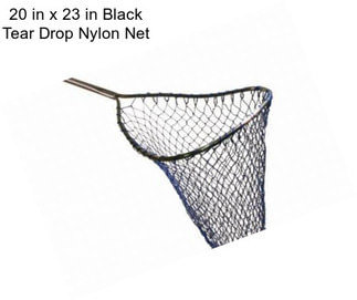 20 in x 23 in Black Tear Drop Nylon Net