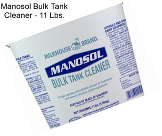 Manosol Bulk Tank Cleaner - 11 Lbs.