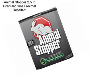 Animal Stopper 2.5 lb Granular Small Animal Repellent