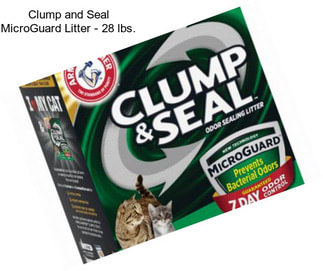 Clump and Seal MicroGuard Litter - 28 lbs.