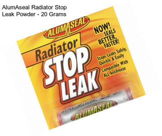 AlumAseal Radiator Stop Leak Powder - 20 Grams