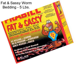 Fat & Sassy Worm Bedding - 5 Lbs.