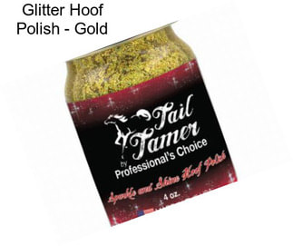 Glitter Hoof Polish - Gold