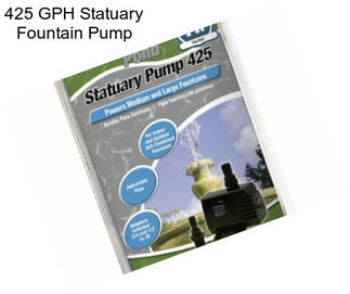 425 GPH Statuary Fountain Pump