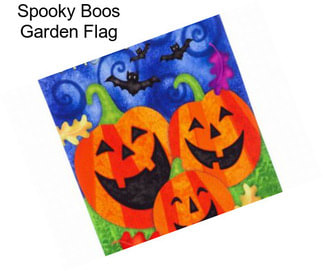 Spooky Boos Garden Flag