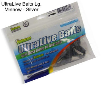 UltraLive Baits Lg. Minnow - Silver
