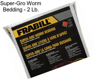 Super-Gro Worm Bedding - 2 Lb.