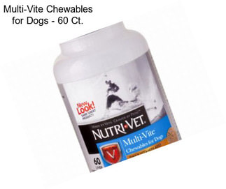 Multi-Vite Chewables for Dogs - 60 Ct.