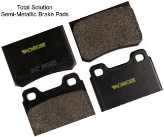 Total Solution Semi-Metallic Brake Pads