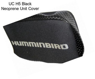 UC H5 Black Neoprene Unit Cover