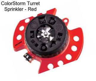 ColorStorm Turret Sprinkler - Red