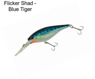 Flicker Shad - Blue Tiger