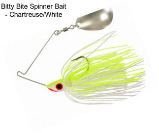 Bitty Bite Spinner Bait - Chartreuse/White