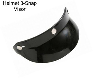 Helmet 3-Snap Visor