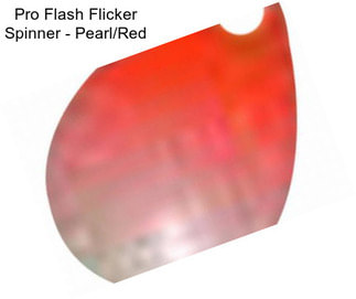 Pro Flash Flicker Spinner - Pearl/Red