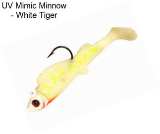 UV Mimic Minnow - White Tiger