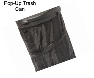 Pop-Up Trash Can